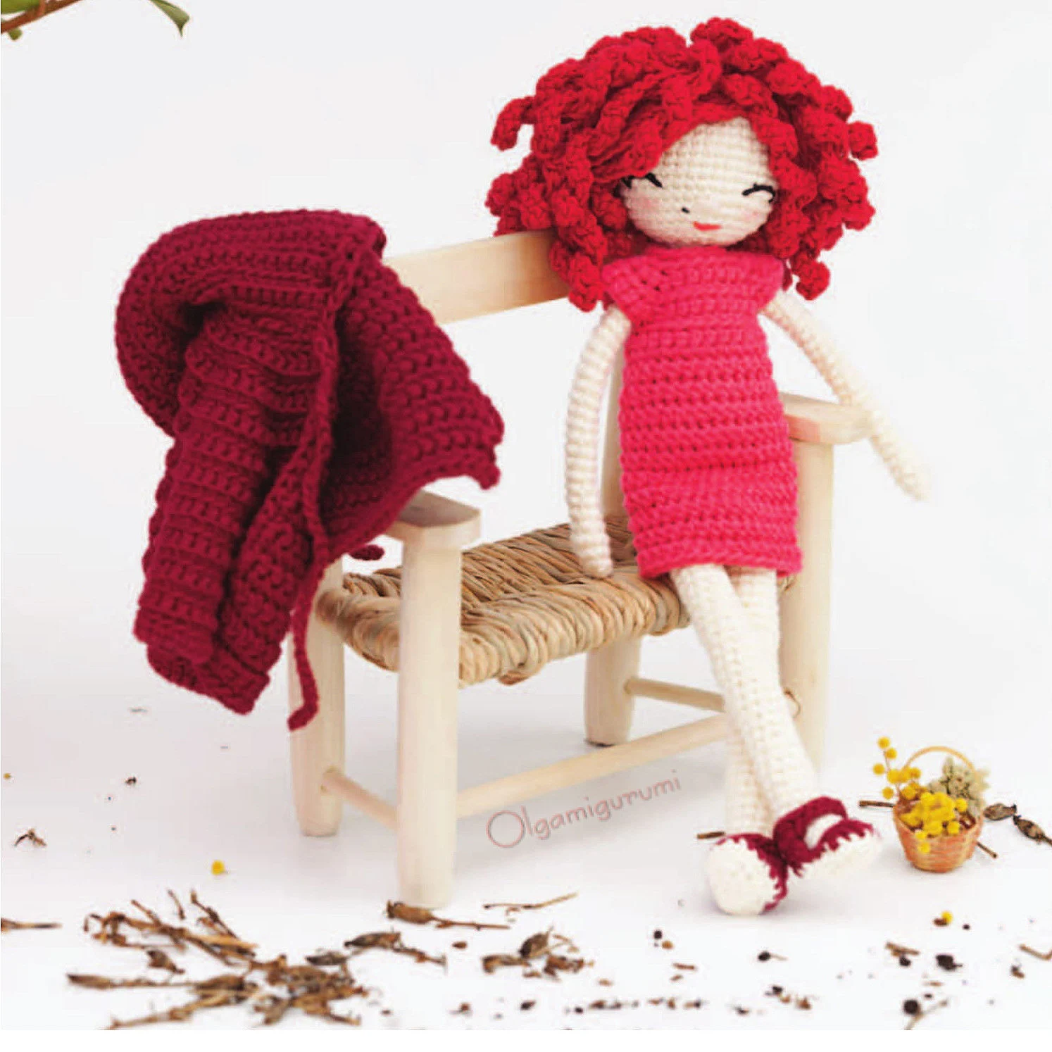 Francesca crochet doll pattern sitting